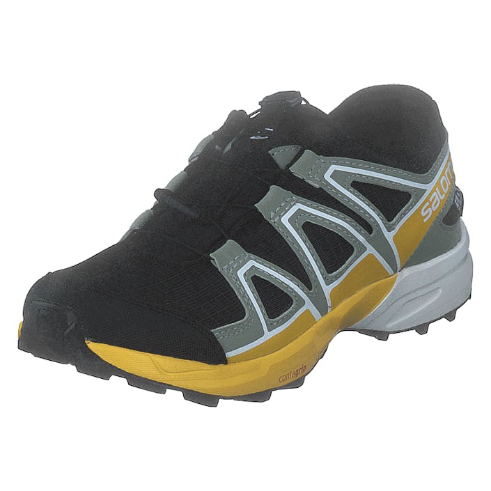 Speedcross Cswp J Black/wrought Iron/lemon, Unisex, Schoenen, wandelschoenen, sportschoenen, Zwart, EU 35