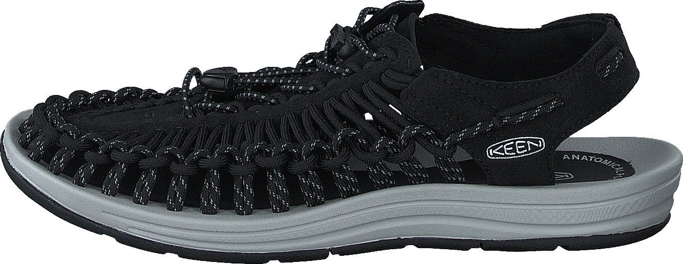 Ke Uneek Black-silver, Male, Schuhe, Sandalen und Hausschuhe, Sportschuhe, Schwarz, EU 43