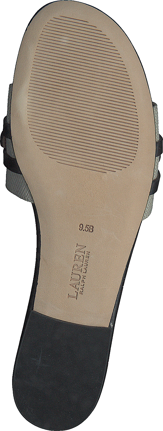 Alegra Canvas-Leather Slide Sandal Natural / Black - Bild 7