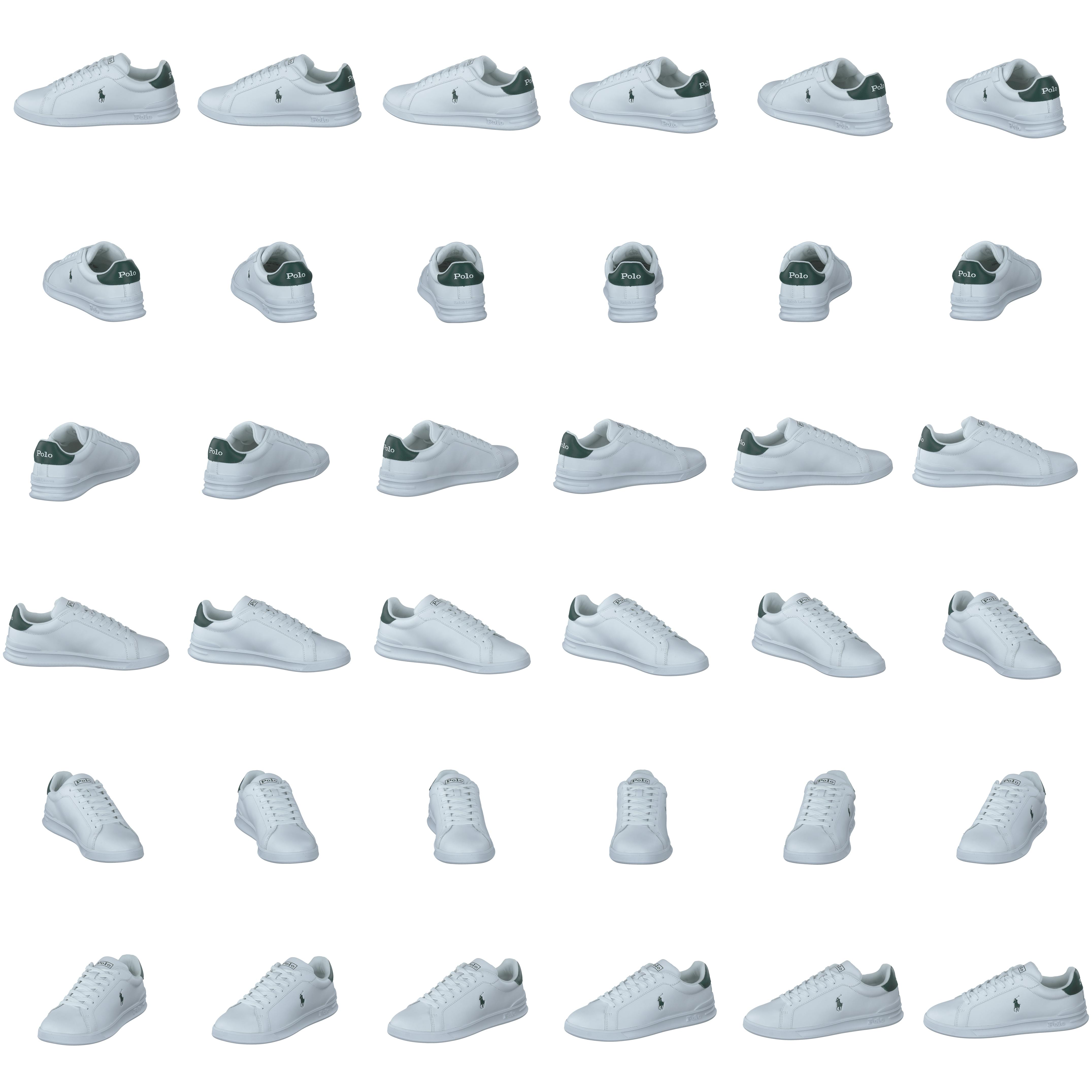 Heritage Court II Leather Sneaker White / College Green PP - Bild 8