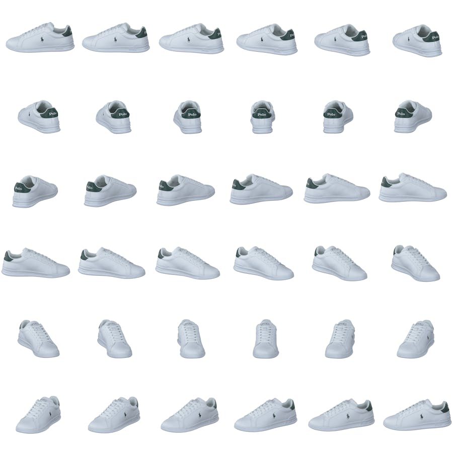 Heritage Court II Leather Sneaker White / College Green PP - Bild 8