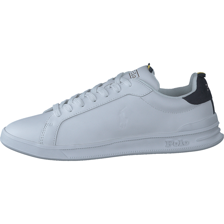 Heritage Court II Leather Sneaker White/Navy/Gold