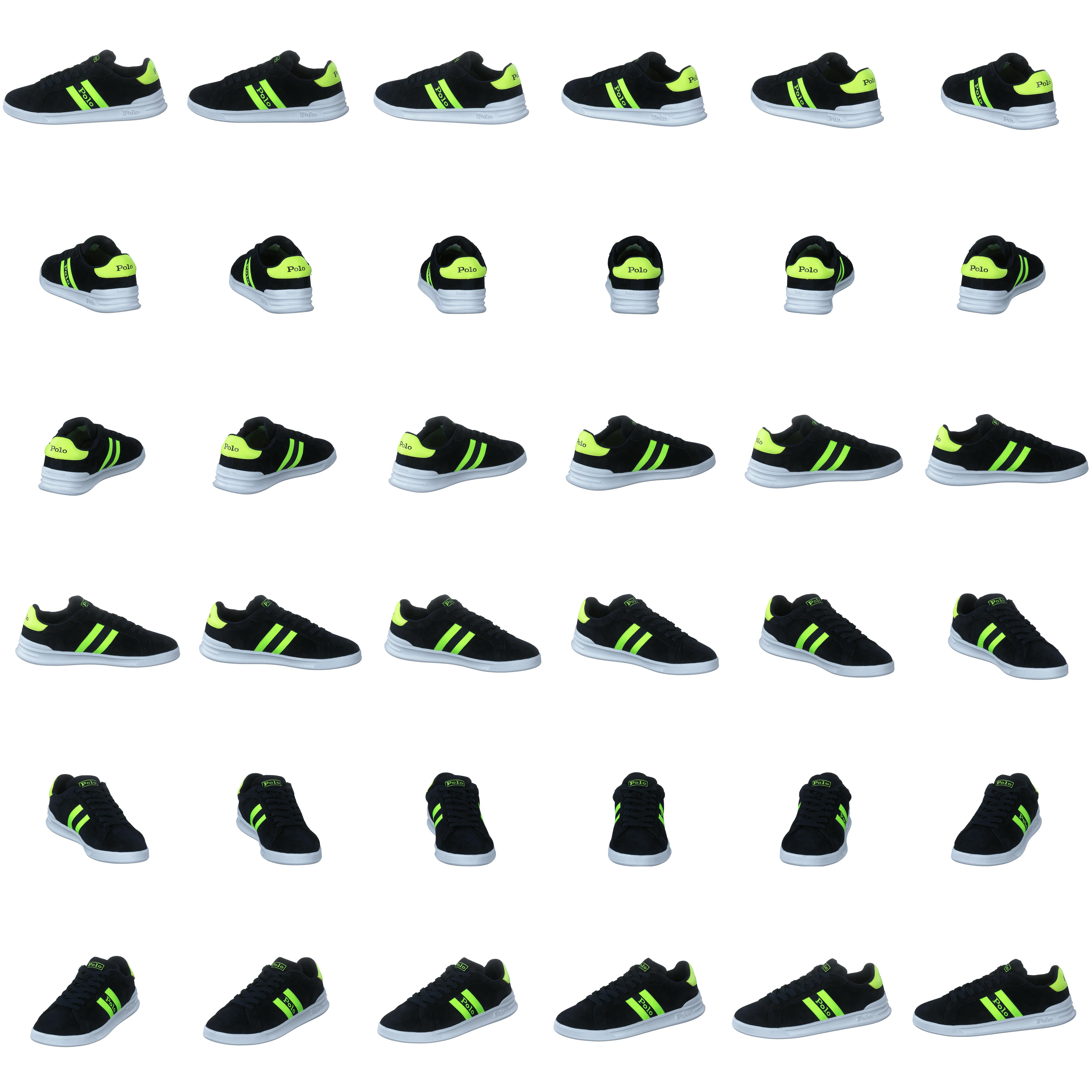 Heritage Court II Suede Sneaker Hunter Navy/Safety Yellow Polo - Bild 8