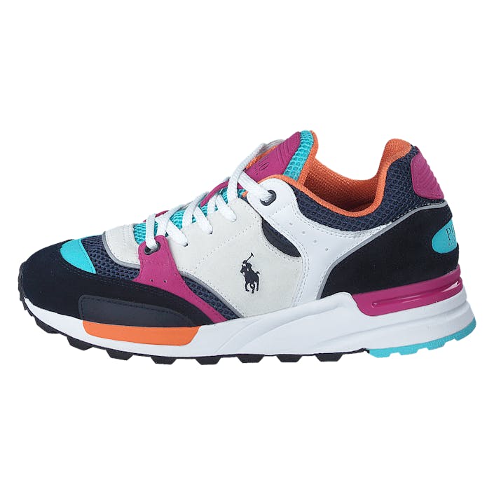 Trackster 200 Sneaker White/Navy/Pink/Blue, Unisex, Buty, Sneakersy, buty sportowe, Niebieski, EU 42