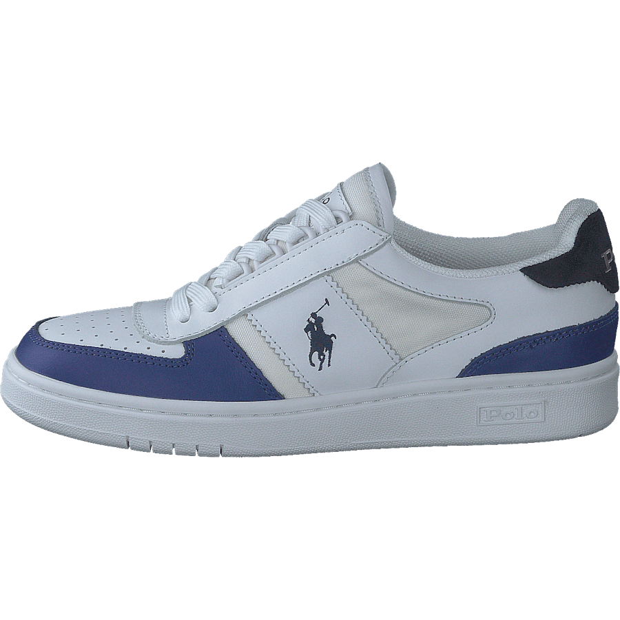 Court Low-Top Sneaker White/Navy/Royal