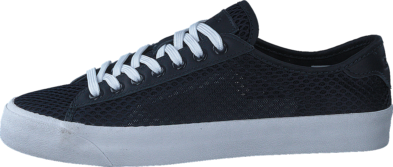 Nelson Leather-Trim Mesh Sneaker Hunter Navy