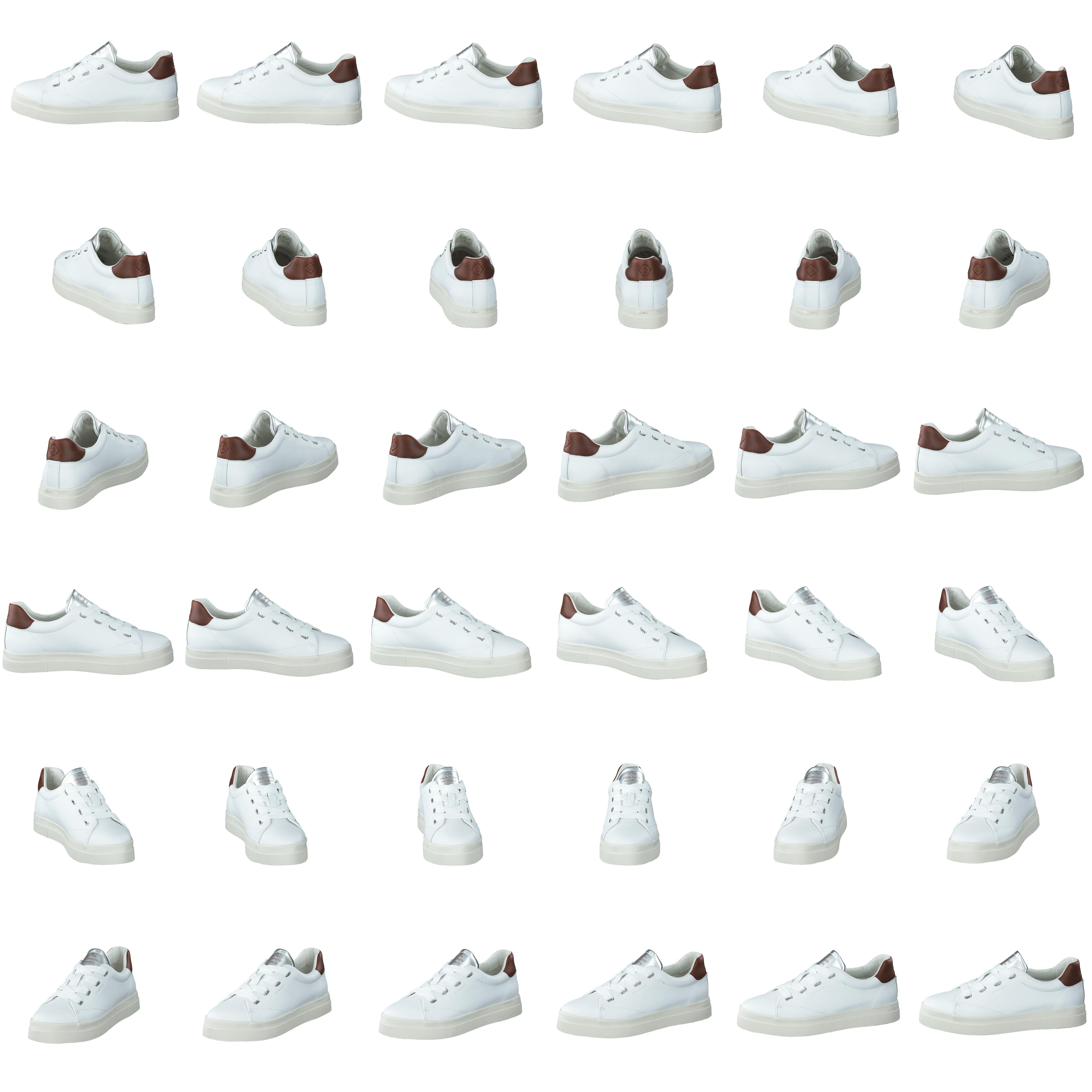 Avona Sneaker White/cognac/silver - Bild 8