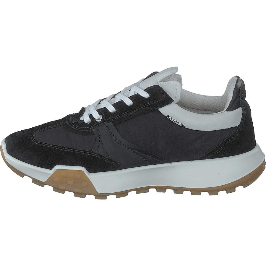 Ecco Retro Sneaker W Black/black/black/white