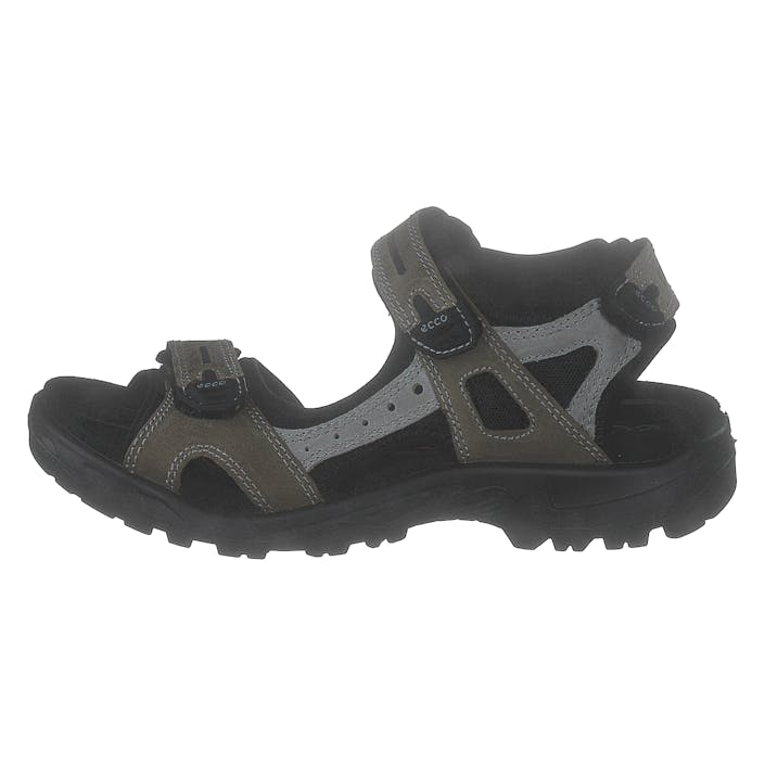 Ecco Offroad Vetiver/wild Dove, Male, Buty, Sandały i Klapki, sandały, Czarny, EU 43
