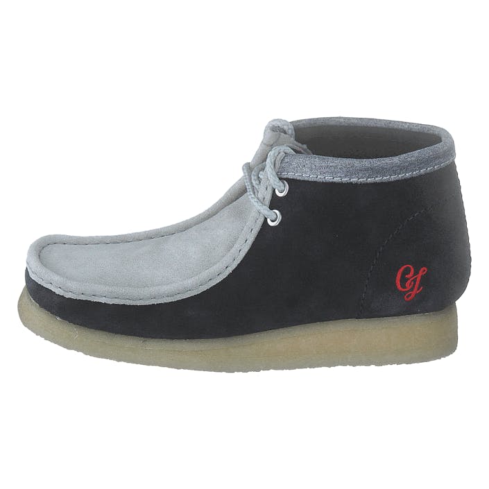 Wallabee Boot Vcy Navy/grey, Male, Chaussures, Bottes, Bottes, Gris, EU 44,5