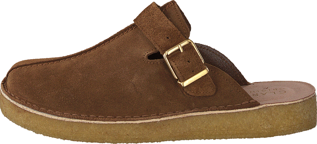 Trek Mule Caramel Suede, Female, Kengät, Sandaalit ja Tohvelit, tossut, Ruskea, EU 37