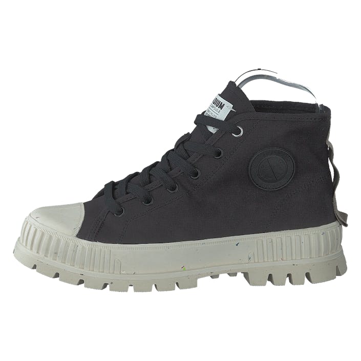 Pallashock Mid Org Black, Female, Buty, Botki i Sztyblety, Botki i Sztyblety, Czarny, EU 37