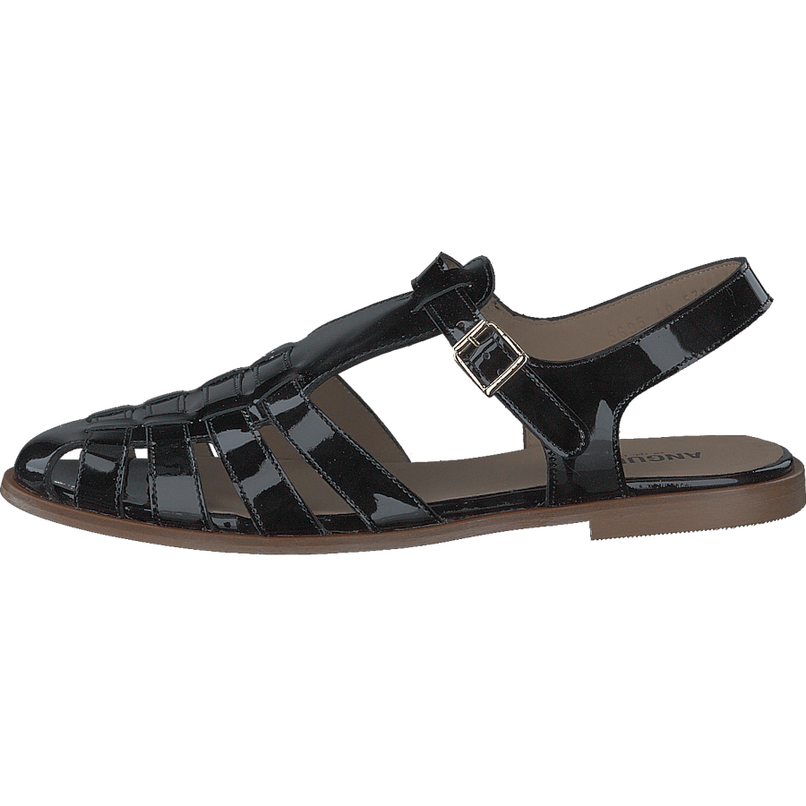 Strap Sandal With Buckle Black