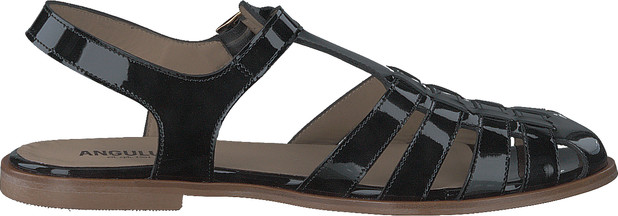 Strap Sandal With Buckle Black - Bild 2