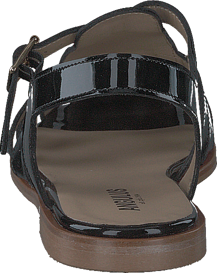 Strap Sandal With Buckle Black - Bild 5