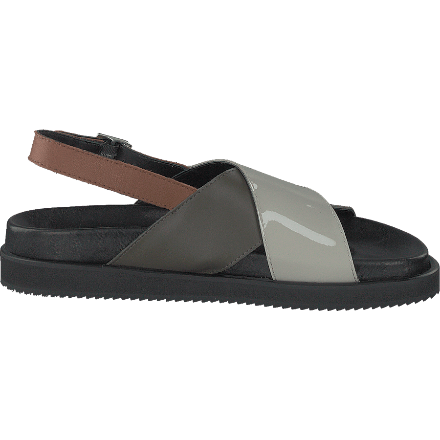 Footbed Sandal Black/olive/mint/cognac - Bild 2