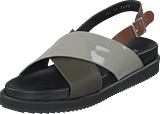 Footbed Sandal Black/olive/mint/cognac - Bild 9