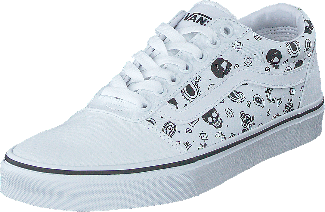Mn Ward (skull Bandana) White/white - Bild 3