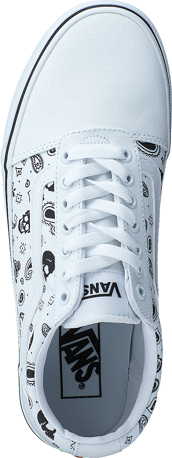 Mn Ward (skull Bandana) White/white - Bild 6