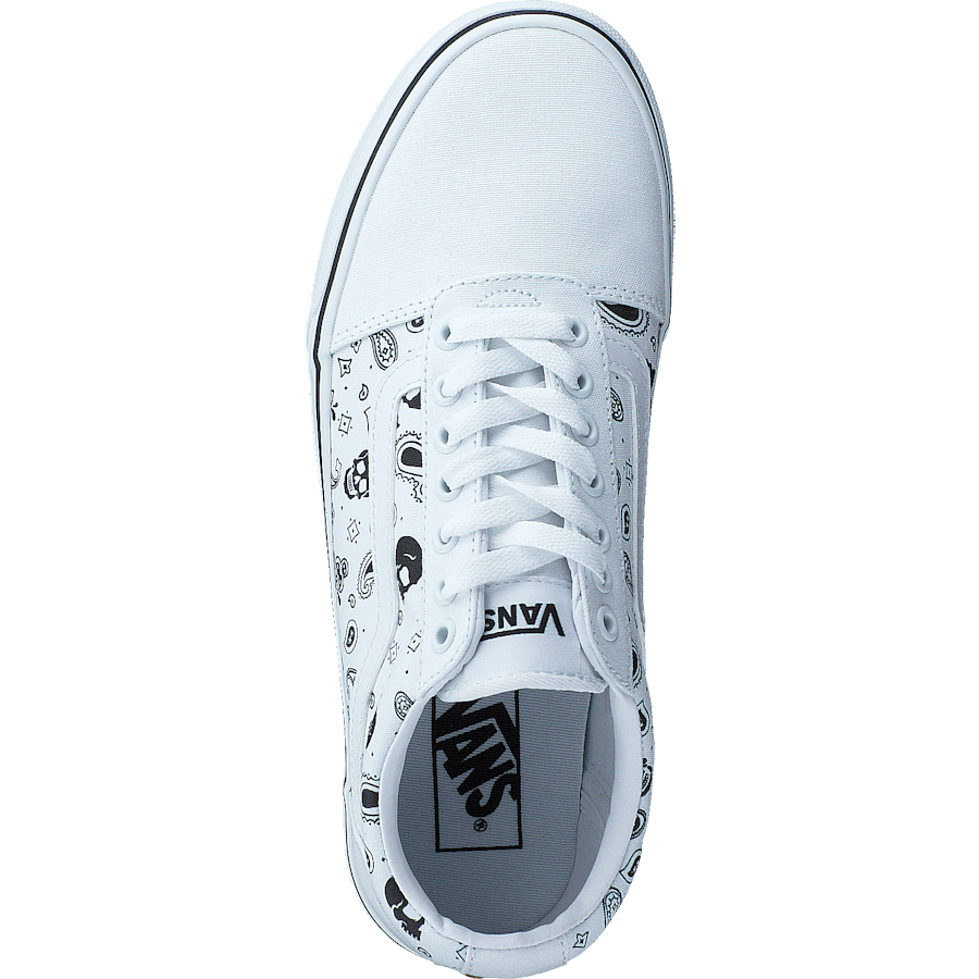 Mn Ward (skull Bandana) White/white - Bild 6