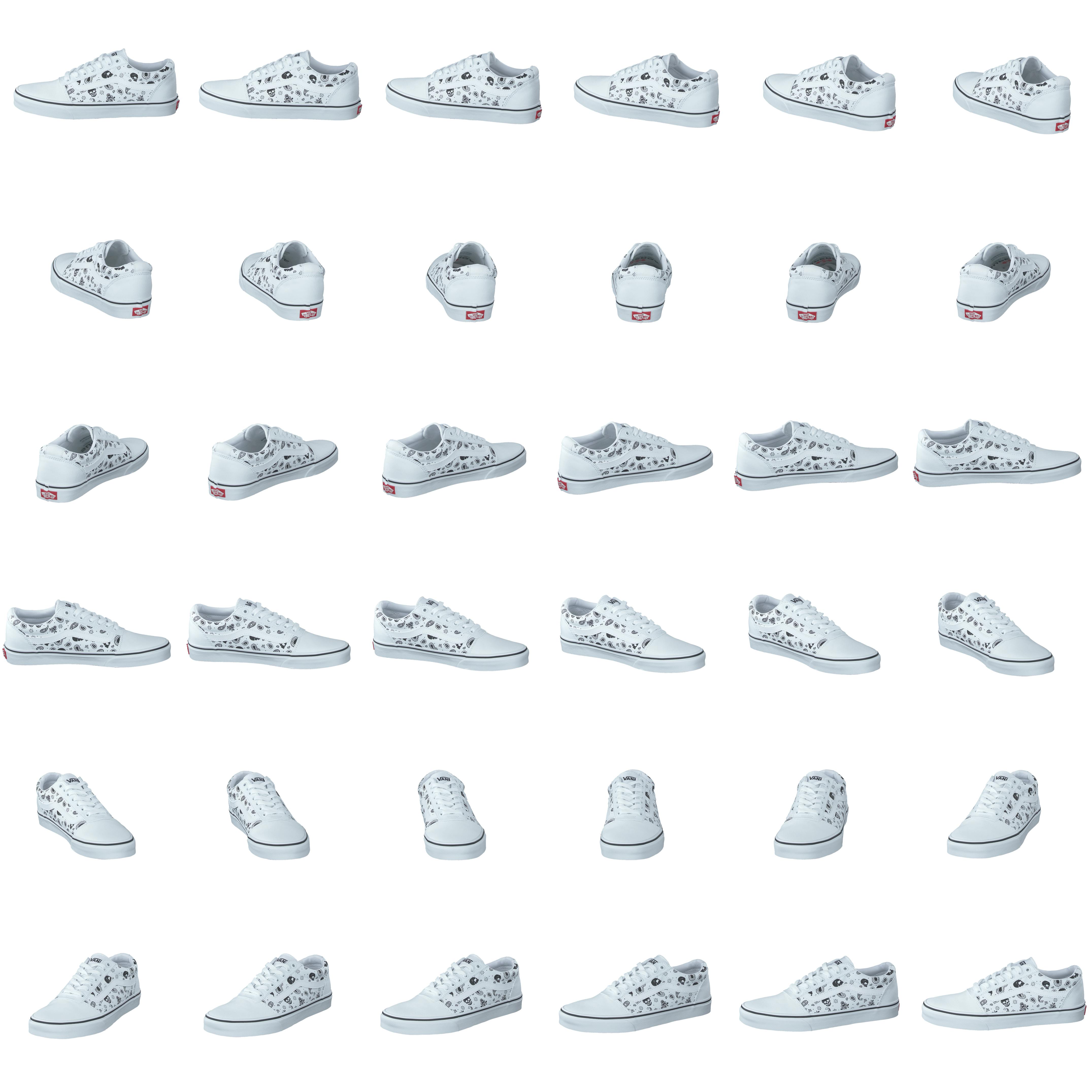 Mn Ward (skull Bandana) White/white - Bild 8