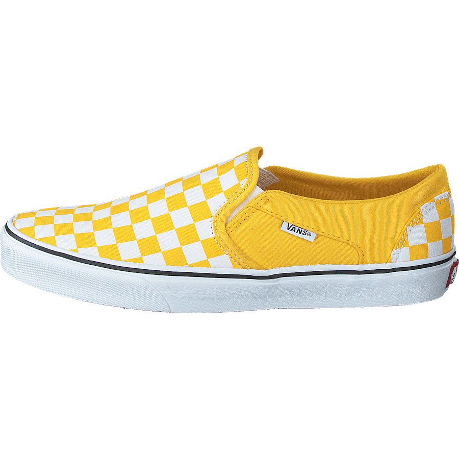 Wm Asher (checkerboard) Freesia/white