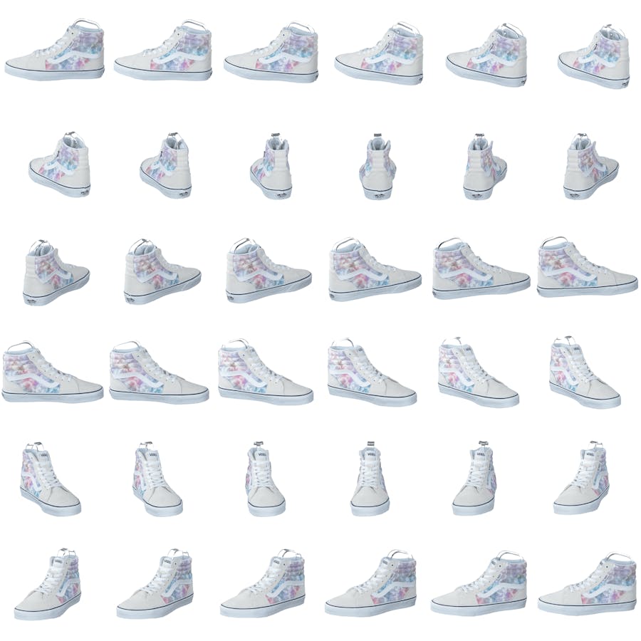 Wm Filmore Hi (heart Tie Dye) Multi/white - Bild 8