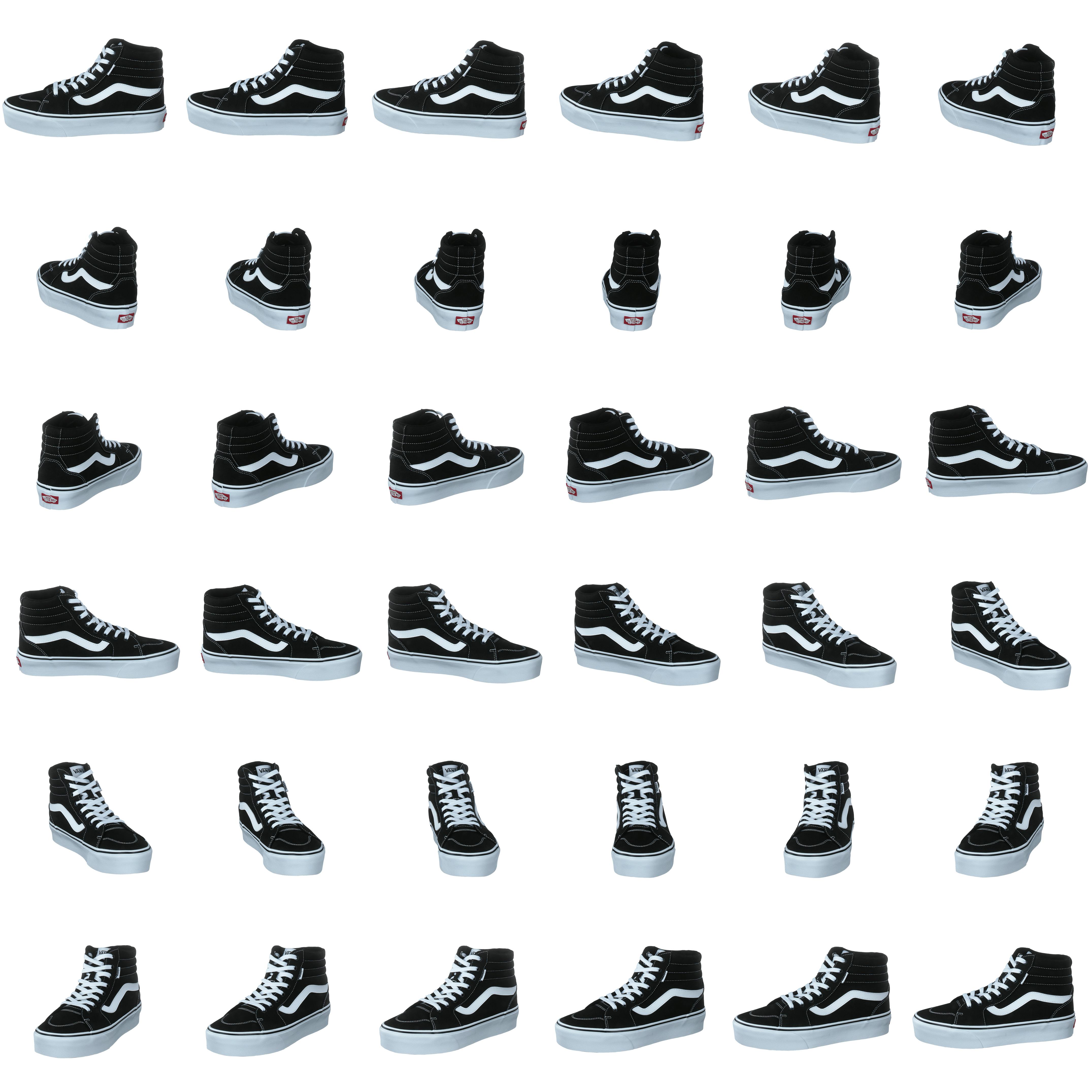 Wm Filmore Hi Platform (canvas) Black/white - Bild 8