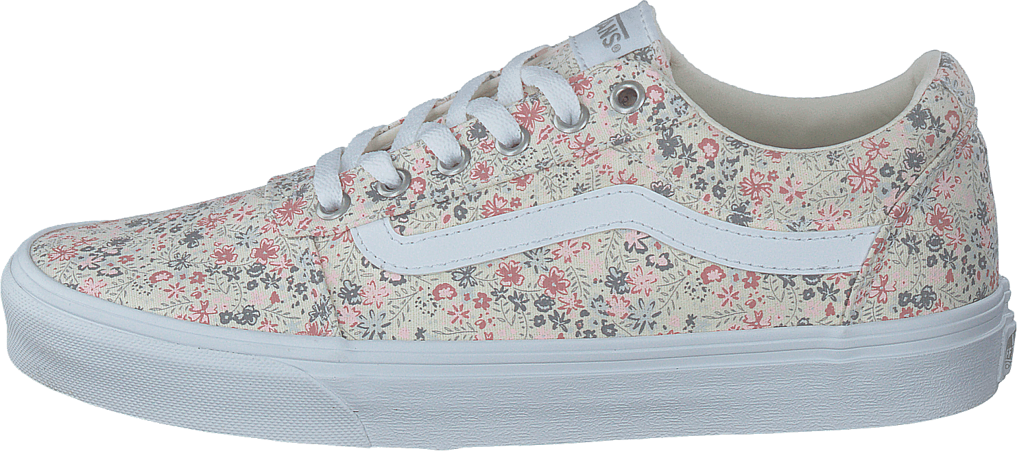 Wm Ward (ditsy Floral) Multi/white, Female, Shoes, Trainers, Sneakers, Blue, UK 5