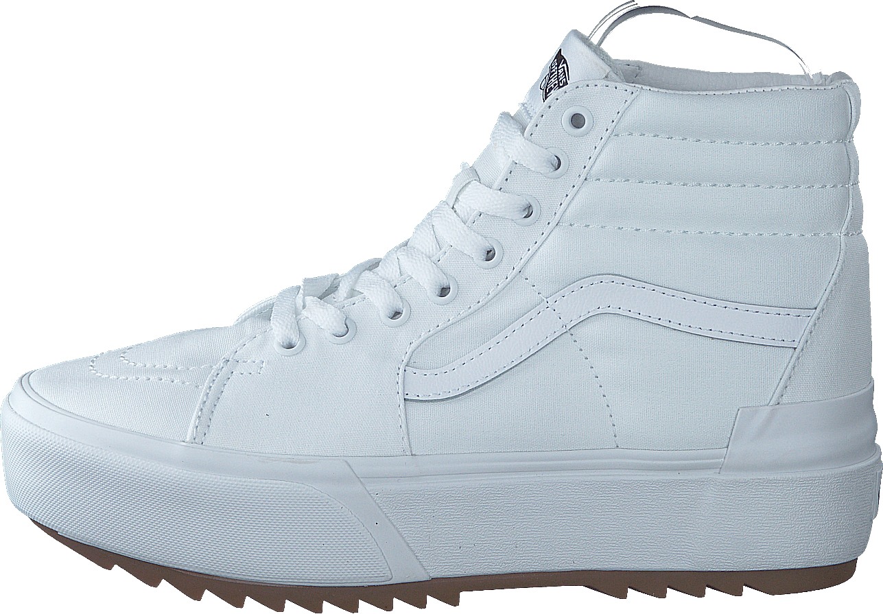Ua Sk8-hi Stacked (canvas) True White