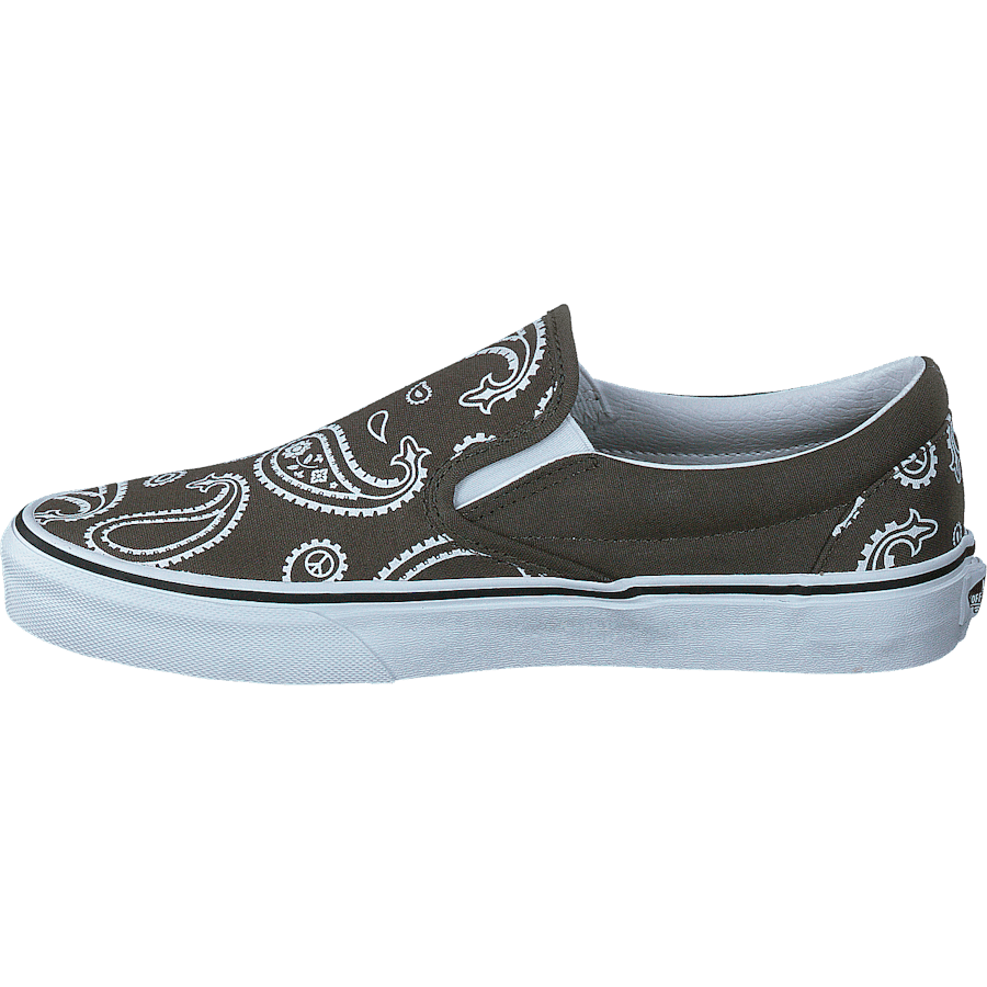 Ua Classic Slip-on (peace Paisley)grplftrwht