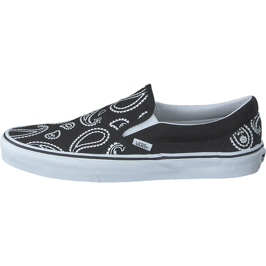 Ua Classic Slip-on (peace Paisley) Blk/trwht