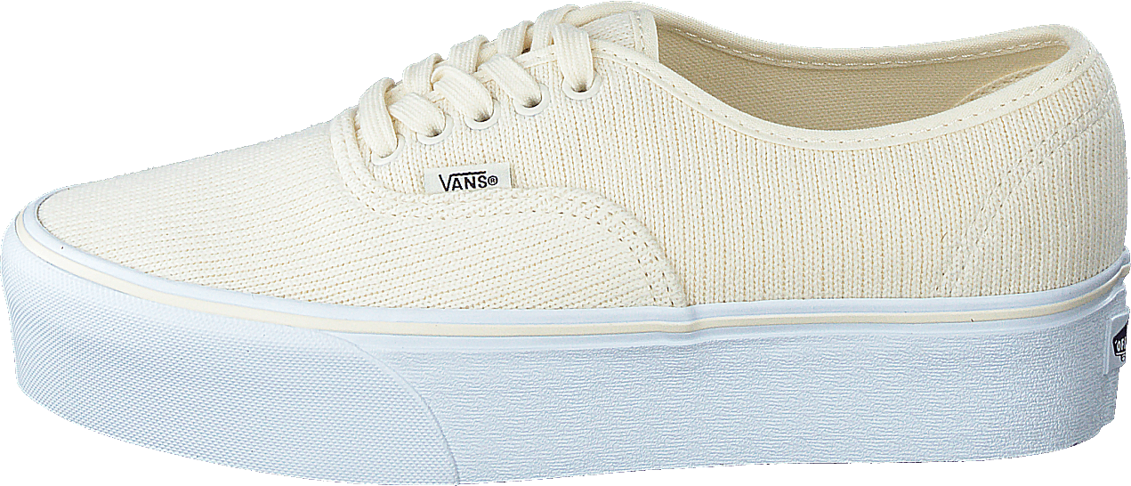 Ua Authentic Stackform (rib Knit)antiquewhttrwht