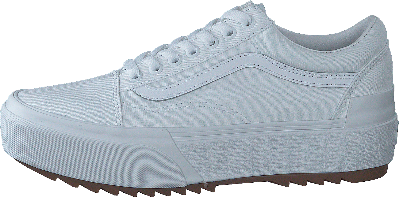Ua Old Skool Stacked (canvas) True White