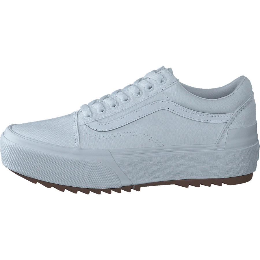 Ua Old Skool Stacked (canvas) True White