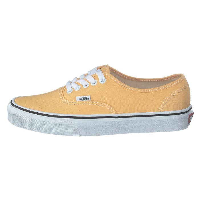Ua Authentic Flax/true White, Unisex, Topánky, Tenisky, Tenisky, Modrá/Žltá, EU 45