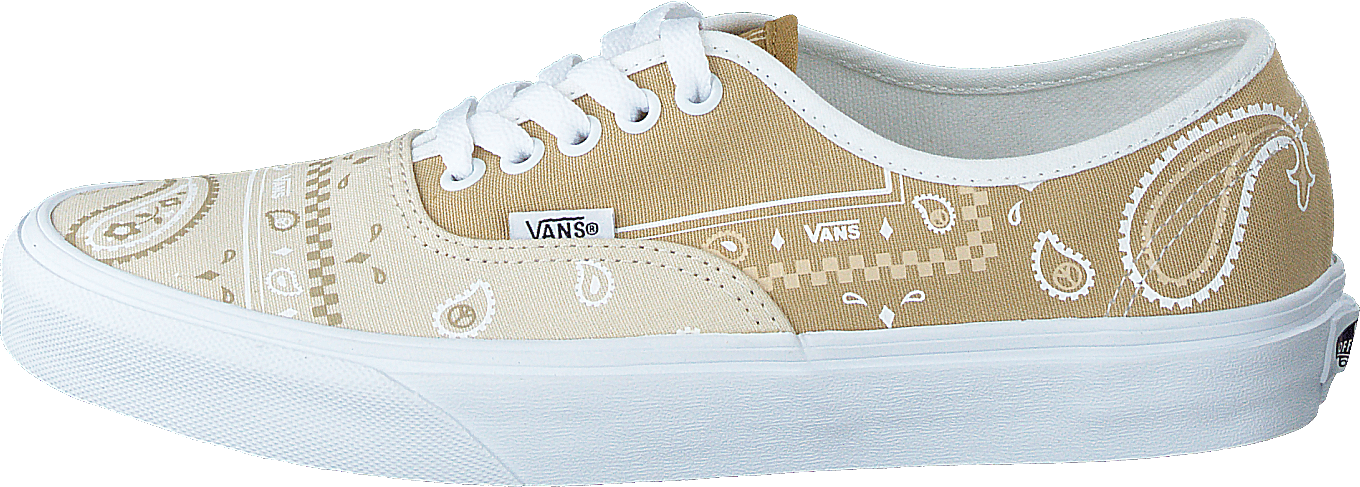 Ua Authentic (peace Paisley)peacetrwht, Unisex, Topánky, Tenisky, Tenisky, Béžová/Biely, EU 47