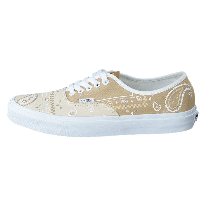 Ua Authentic (peace Paisley)peacetrwht, Unisex, Sko, Sneakers, Sneakers, Beige/Hvit, EU 47