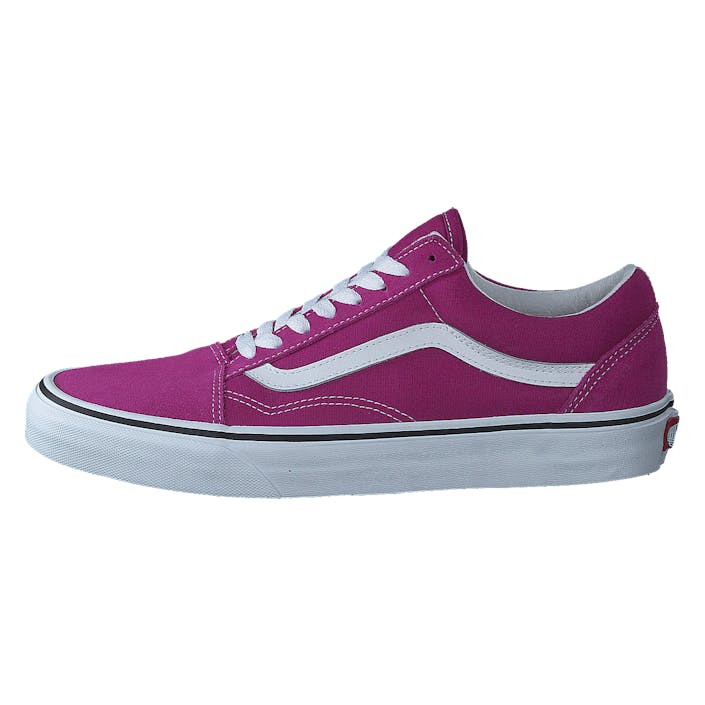 Ua Old Skool Fuchsia Red/true White, Unisex, Skor, Sneakers, Sneakers, Blå/Lila, EU 40,5