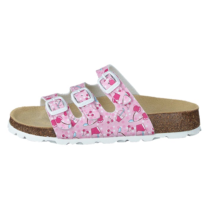 Korkis 3 Rose, Unisex, Shoes, Sandals and Slippers, sandals, Beige/Pink, EU 36