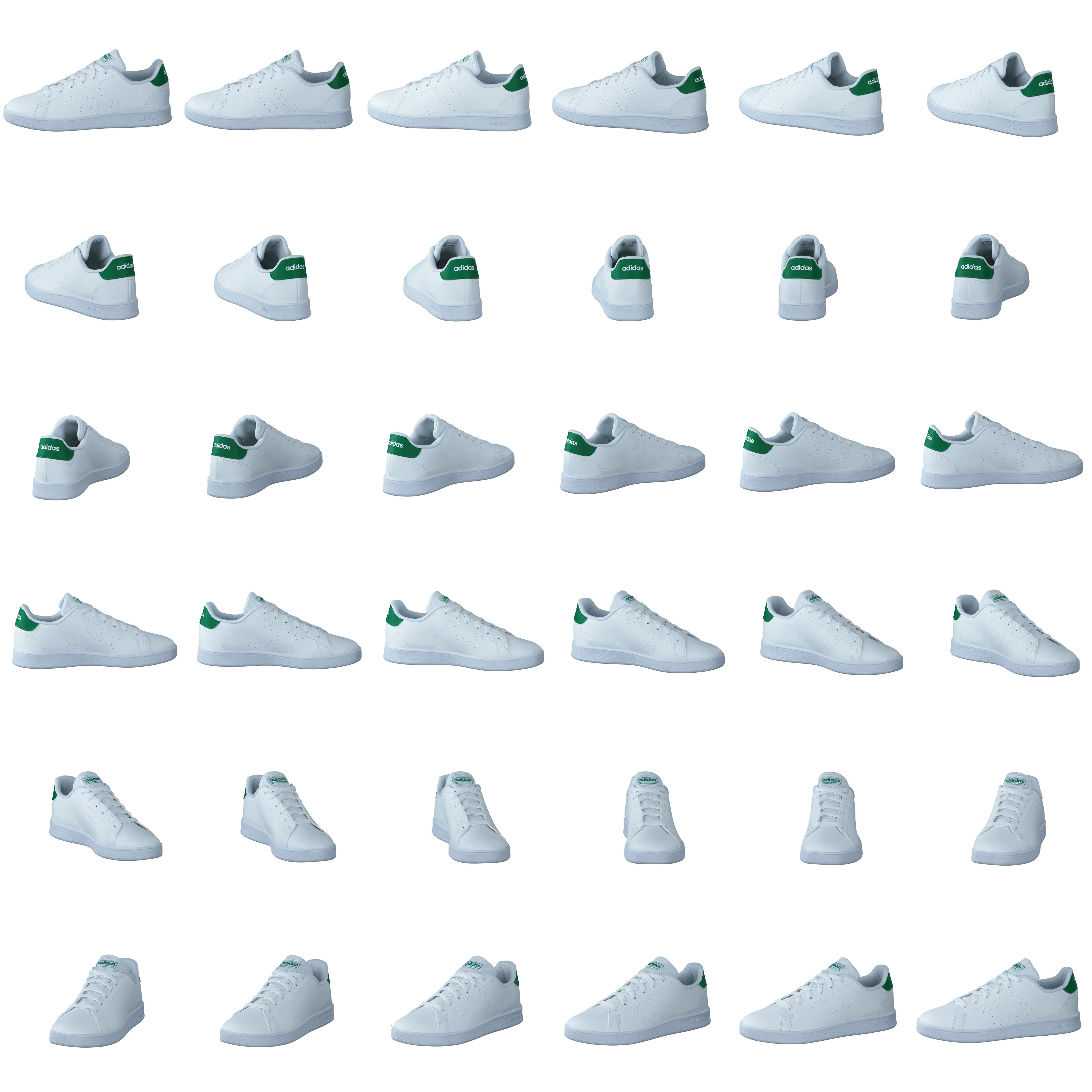 Advantage Shoes Cloud White / Green / Grey Two - Bild 8