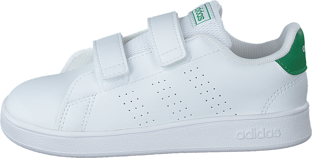 Advantage Shoes Cloud White / Green / Grey Two, Unisex, Sapatos, Sapatilhas, Sapatilhas, Branco, EU 27
