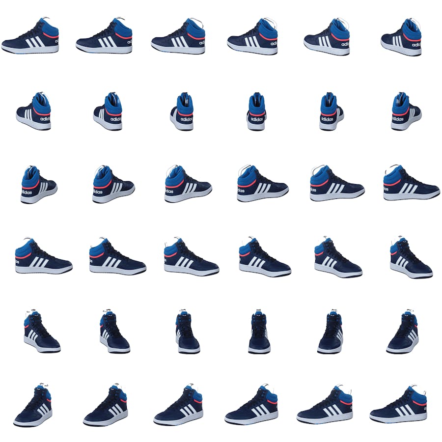Hoops Mid Shoes Dark Blue / Blue Rush / Turbo - Bild 8