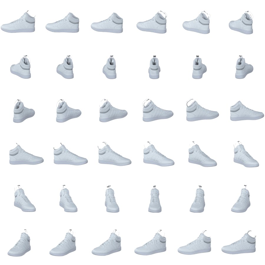 Hoops Mid Shoes Cloud White / Cloud White / Grey Two - Bild 8