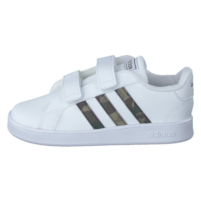 Grand Court Cf I Ftwwht/cblack/carbon, Unisex, Skor, Sneakers, Sneakers, Blå, EU 24