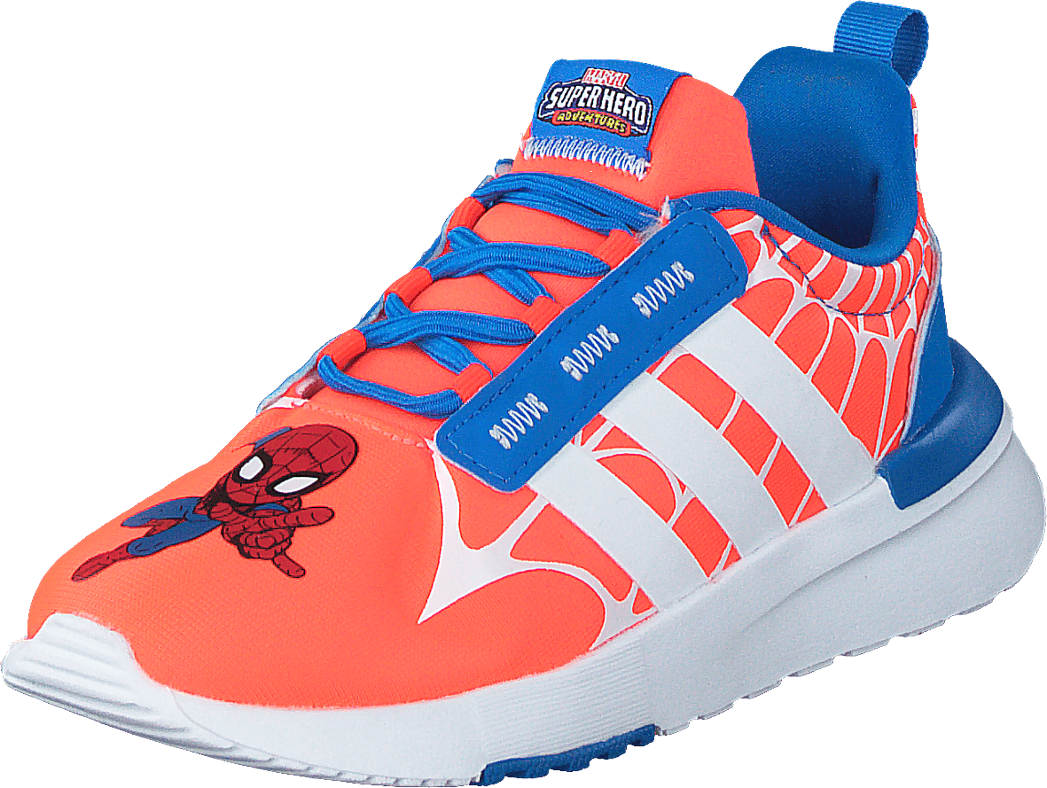 adidas x Marvel Super Hero Adventures Spider-Man Racer TR21 Shoes Solar Red / Cloud White / Blue Rush - Bild 3