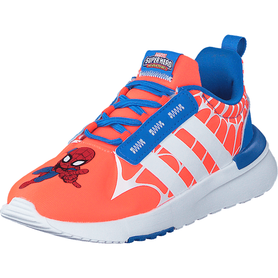 adidas x Marvel Super Hero Adventures Spider-Man Racer TR21 Shoes Solar Red / Cloud White / Blue Rush - Bild 3