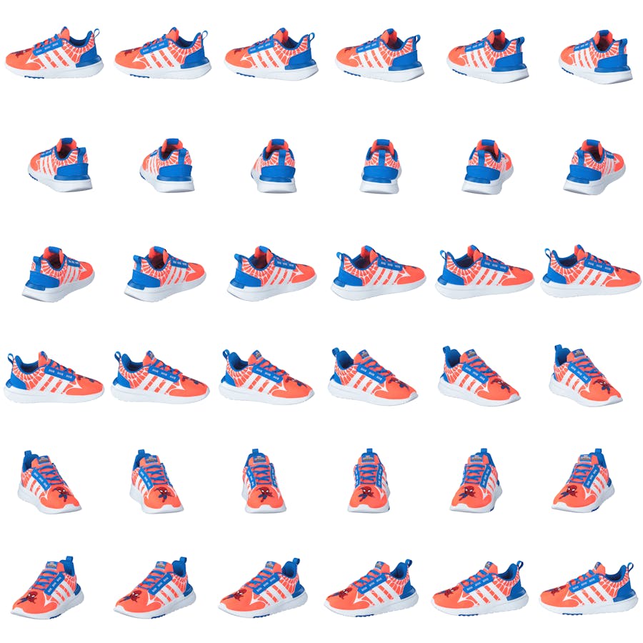 adidas x Marvel Super Hero Adventures Spider-Man Racer TR21 Shoes Solar Red / Cloud White / Blue Rush - Bild 8