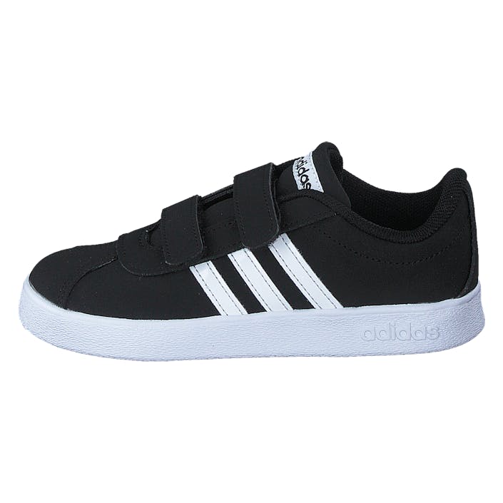 Vl Court 2.0 Cf I Cblack/ftwwht/cblack, Unisex, Sko, Sneakers, Sneakers, Svart, EU 27