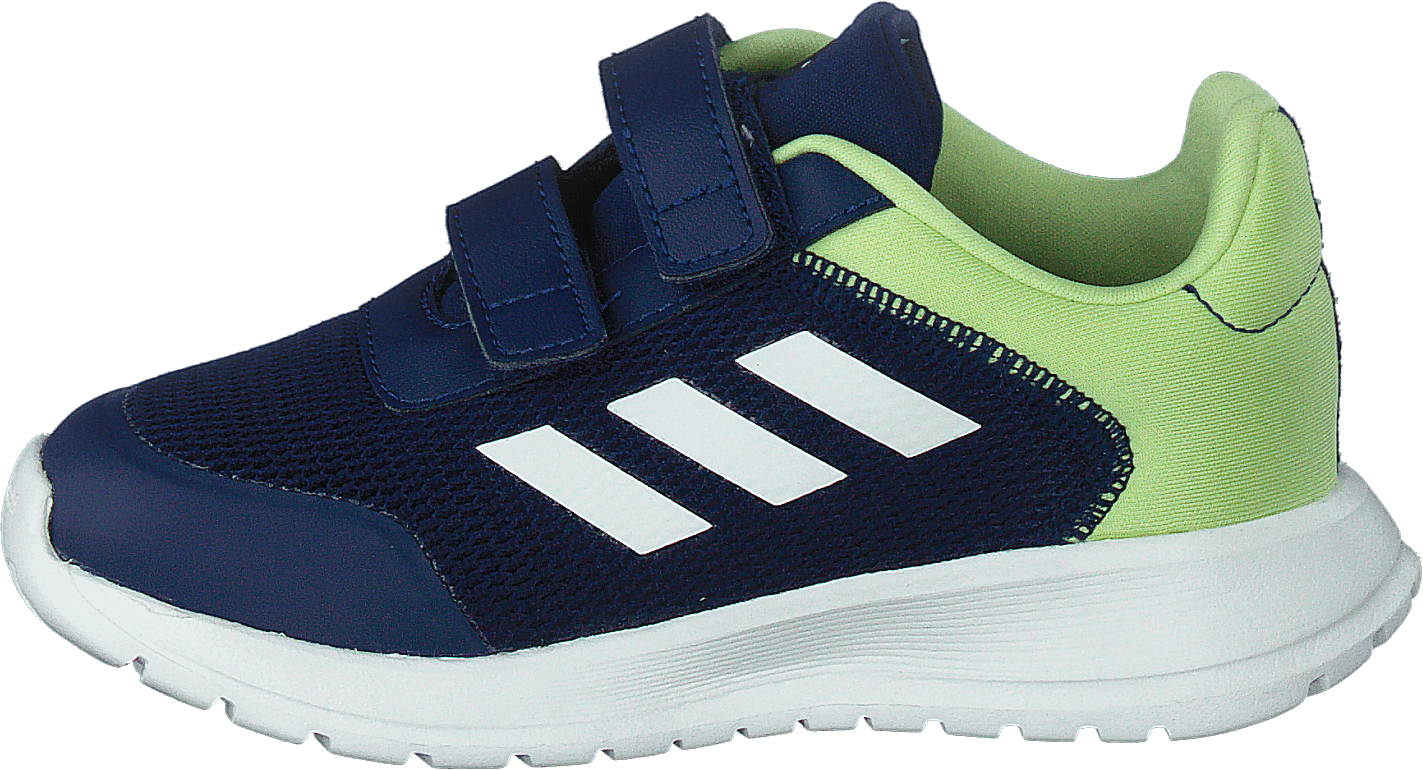 Tensaur Run Shoes Dark Blue / Core White / Pulse Lime